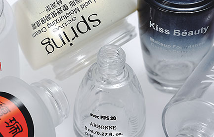 單色玻璃瓶多面化妝品瓶影像定位絲印機(jī)